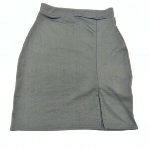 Nasty Gal Charcoal Pencil Skirt